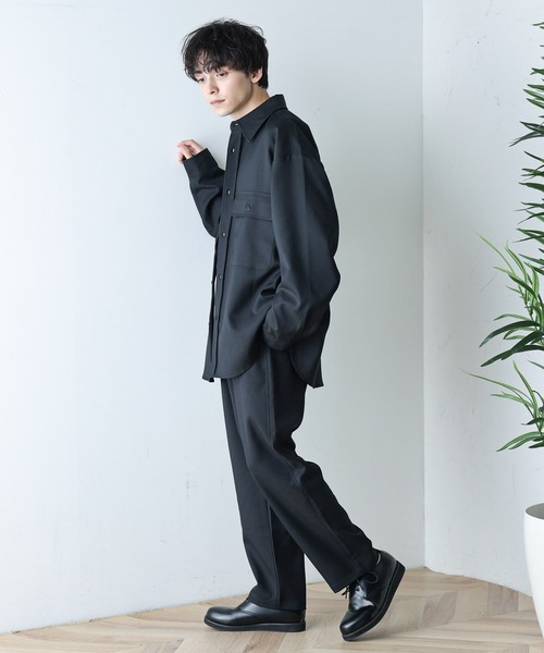 WEGO（ウィゴー）の「WEGO/スラックスイージーパンツ（スラックス・メンズ・ブルー/ブラック/アイボリー・SMALL/LARGE/MEDIUM）」の15枚目の写真