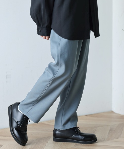 WEGO（ウィゴー）の「WEGO/スラックスイージーパンツ（スラックス・メンズ・ブルー/ブラック/アイボリー・SMALL/LARGE/MEDIUM）」の17枚目の写真