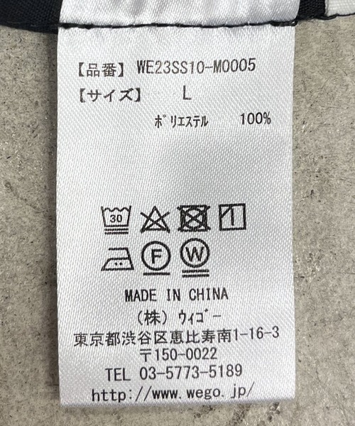 WEGO（ウィゴー）の「WEGO/スラックスイージーパンツ（スラックス・メンズ・ブルー/ブラック/アイボリー・SMALL/LARGE/MEDIUM）」の4枚目の写真
