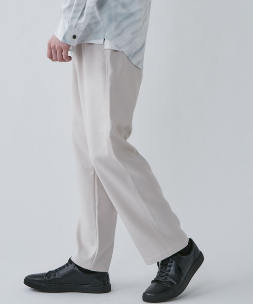 WEGO（ウィゴー）の「WEGO/スラックスイージーパンツ（スラックス・メンズ・ブルー/ブラック/アイボリー・SMALL/LARGE/MEDIUM）」の5枚目の写真