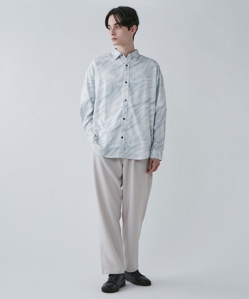 WEGO（ウィゴー）の「WEGO/スラックスイージーパンツ（スラックス・メンズ・ブルー/ブラック/アイボリー・SMALL/LARGE/MEDIUM）」の6枚目の写真