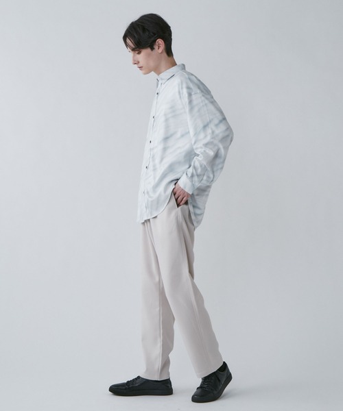 WEGO（ウィゴー）の「WEGO/スラックスイージーパンツ（スラックス・メンズ・ブルー/ブラック/アイボリー・SMALL/LARGE/MEDIUM）」の7枚目の写真