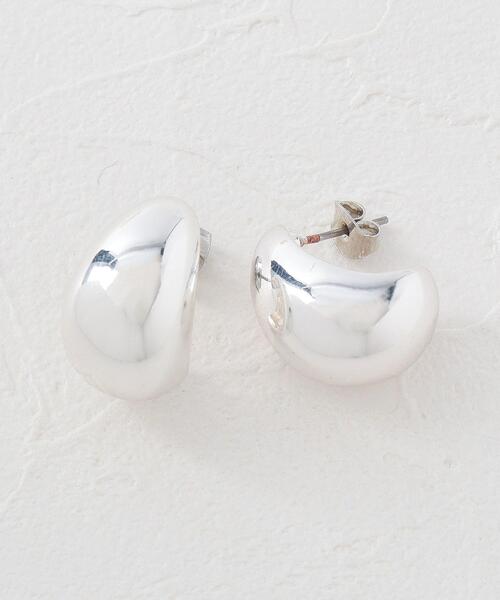 THE SHOP TK (ザ ショップ ティーケー )の「◆【ON/OFF活躍】ボリュームエッグピアス(ピアス(両耳用)・レディース・ゴールド/シルバー・00)」の1枚目の写真