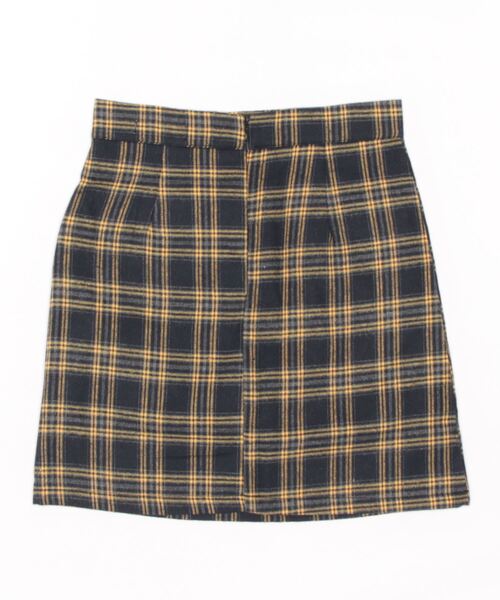 urge:(アージコロン )の「【URGE:】 チェック柄 台形 ミニスカート(スカート・レディース・ネイビー/ブラック/レッド・SMALL/MEDIUM/LARGE)」の18枚目の写真