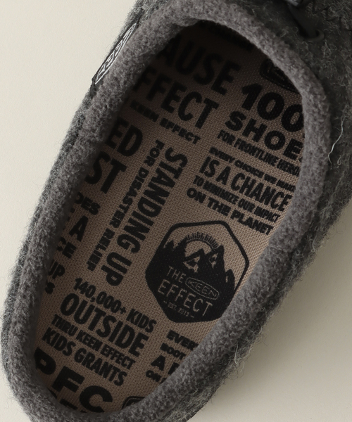 KEEN（キーン）の「【KEEN/キーン】HOWSER III SLIDE - FELT（スリッポン・メンズ・グレー・26.5cm/27cm/27.5cm/28cm/26cm）」の10枚目の写真