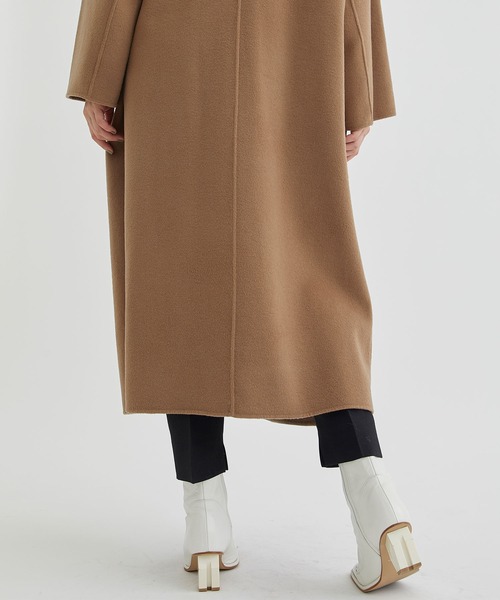 SACRA（サクラ）の「【SACRA / サクラ】REVER TAILORING LONG COAT / リバーロングコート（チェスターコート・レディース・ベージュ・38）」の8枚目の写真