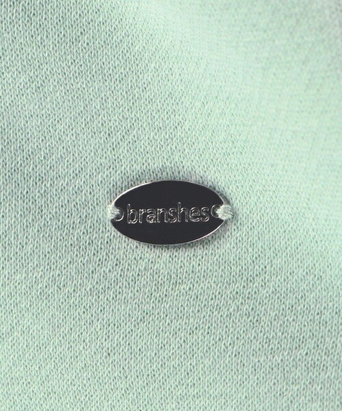 BRANSHES(ブランシェス)の「【あったか】袖シフォン裏起毛トレーナー(スウェット・キッズ・ライトグリーン/アイボリー・150/120/100/90/140/110/130)」の5枚目の写真