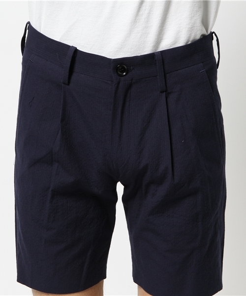 STUDIOUS SELECT(ステュディオスセレクト)の「STUDIOUS サッカーショートパンツ MADE IN JAPAN(その他パンツ・メンズ・グレー/ネイビー・2/3/1)」の6枚目の写真