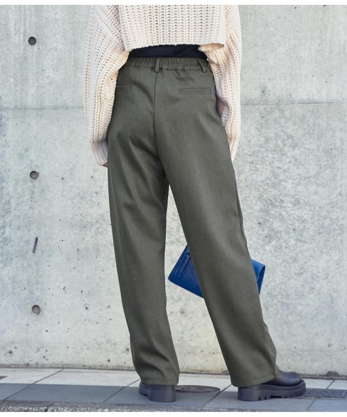 ANAP(アナップ)の「起毛シンプルタックパンツ(その他パンツ・レディース・ダークグレー/アイボリー/ブラック・S/M)」の9枚目の写真