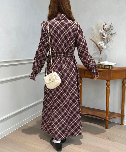 【お値下げ歓迎】 セルフポートレイト　ボウタイワンピース self-portrait（セルフポートレイト） | ワンピースの古着・中古