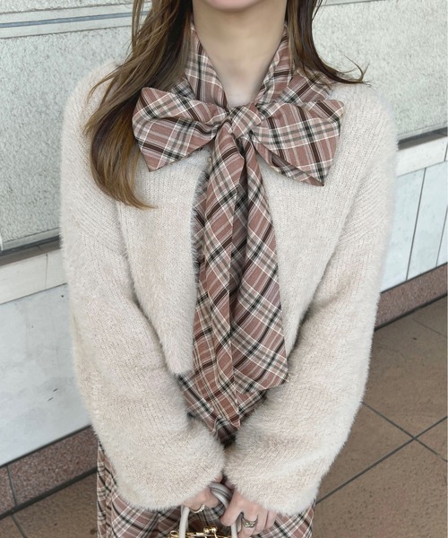 apres jour(アプレジュール)の「チェックボウタイワンピース【ZOZOTOWN限定アイテム】(ワンピース・レディース・ブラウン系その他/レッド系その他/グリーン系その他/ベージュ系その他・X-LARGE/フリー)」の11枚目の写真
