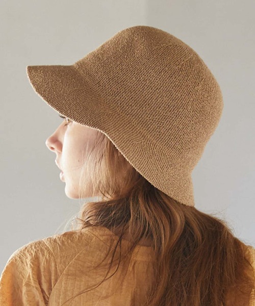 archives（アルシーヴ）の「パイルサーモハット（ハット・レディース・ブラック/ベージュ/グレー・FREE）」の3枚目の写真