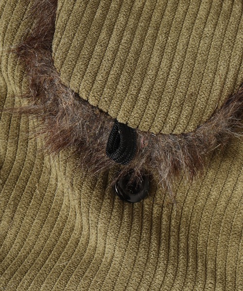 Well-Tailored（ウェルテイラード）の「Well-Tailored コーデュロイ フライトキャップ（キャップ・メンズ・ブラック/ブラウン/カーキ・FREE）」の7枚目の写真