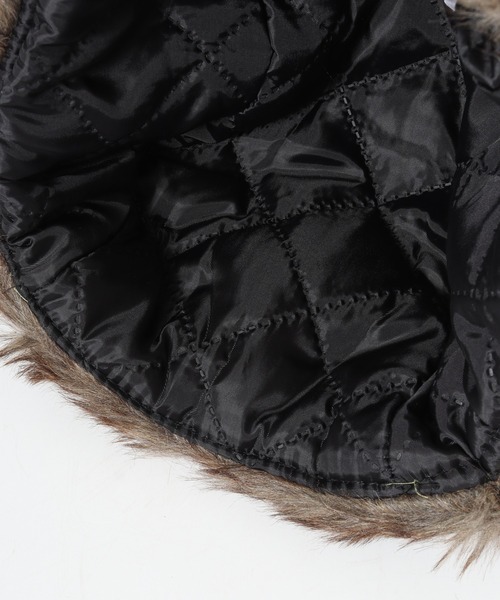 Well-Tailored（ウェルテイラード）の「Well-Tailored コーデュロイ フライトキャップ（キャップ・メンズ・ブラック/ブラウン/カーキ・FREE）」の15枚目の写真