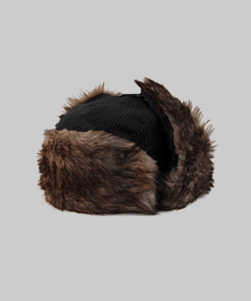 Well-Tailored（ウェルテイラード）の「Well-Tailored コーデュロイ フライトキャップ（キャップ・メンズ・ブラック/ブラウン/カーキ・FREE）」の16枚目の写真