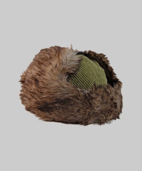 Well-Tailored（ウェルテイラード）の「Well-Tailored コーデュロイ フライトキャップ（キャップ・メンズ・ブラック/ブラウン/カーキ・FREE）」の21枚目の写真