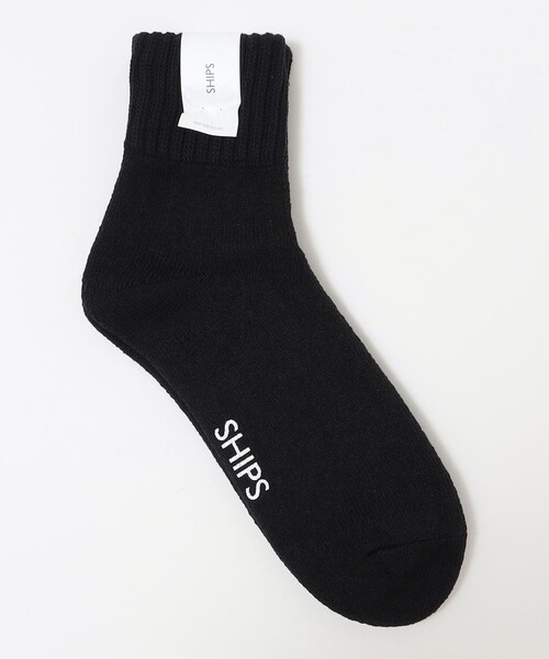 SHIPS(シップス)の「SHIPS: SINKER パイル ソックス(ソックス/靴下・メンズ・ホワイト/ブラック/オフホワイト/グレー・ONE SIZE)」の3枚目の写真