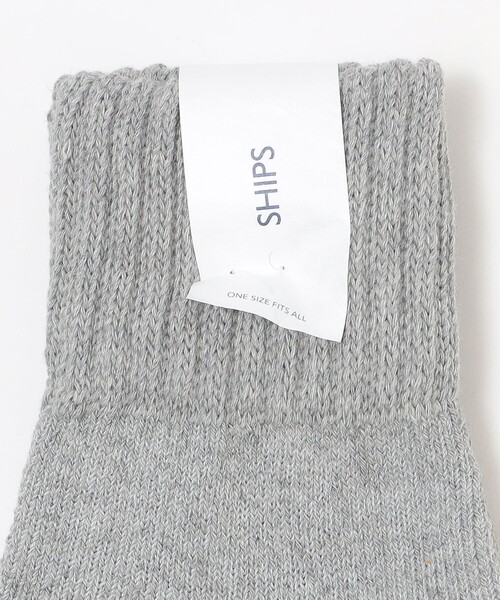 SHIPS(シップス)の「SHIPS: SINKER パイル ソックス(ソックス/靴下・メンズ・ホワイト/ブラック/オフホワイト/グレー・ONE SIZE)」の5枚目の写真