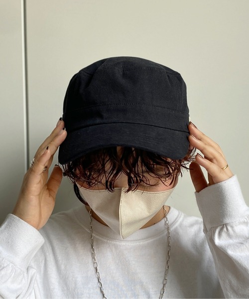 MILLER(ミラー)の「【Robert P.Miller】ワークキャップ(キャップ・メンズ・アイボリー/ブラック・FREE)」の6枚目の写真