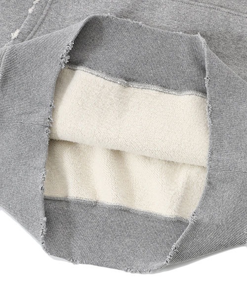 GOLD（ゴールド）の「東洋エンタープライズ GOLD / ゴールド：LOOPWHEEL SWEAT PULLOVER PARKA DAMAGE AGED：23A-GL69096[MUS]（パーカー・メンズ・ヘザーグレー/ブラック/レッド・L）」の21枚目の写真