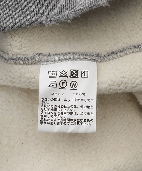 GOLD（ゴールド）の「東洋エンタープライズ GOLD / ゴールド：LOOPWHEEL SWEAT PULLOVER PARKA DAMAGE AGED：23A-GL69096[MUS]（パーカー・メンズ・ヘザーグレー/ブラック/レッド・L）」の19枚目の写真