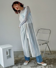 miette | フロントホックVネックメッシュワンピース(ワンピース)