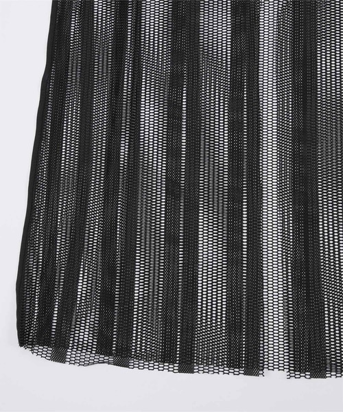 miette（ミエット）の「フロントホックVネックメッシュワンピース（ワンピース・レディース・ホワイト/ブラック・FREE）」の15枚目の写真