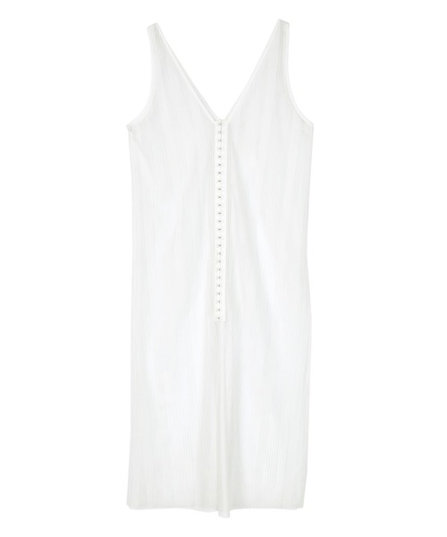 miette（ミエット）の「フロントホックVネックメッシュワンピース（ワンピース・レディース・ホワイト/ブラック・FREE）」の18枚目の写真