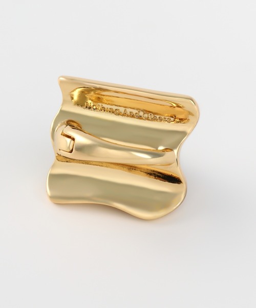 Nothing And Others(ナッシングアンドアザーズ)の「「Nothing And Others/ナッシングアンドアザーズ」Wave square Earring(イヤリング・レディース・シルバー/ゴールド・FREE)」の8枚目の写真