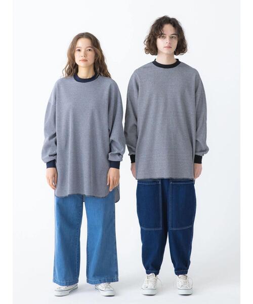 CRAFT STANDARD BOUTIQUE（クラフトスタンダードブティック）の「リサイクルサーマルオーバーL/Sプルオーバー（Tシャツ/カットソー・メンズ・チャコールグレー/オフホワイト/ブラック系その他4/ブルー系その他2・M/L）」の21枚目の写真