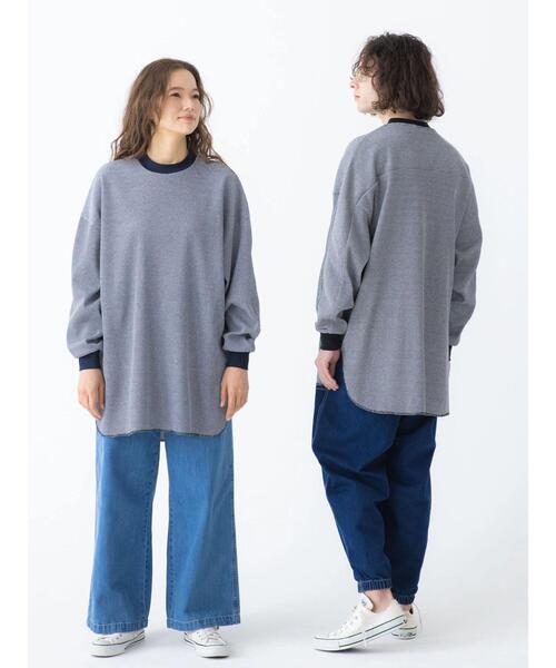 CRAFT STANDARD BOUTIQUE（クラフトスタンダードブティック）の「リサイクルサーマルオーバーL/Sプルオーバー（Tシャツ/カットソー・メンズ・チャコールグレー/オフホワイト/ブラック系その他4/ブルー系その他2・M/L）」の13枚目の写真