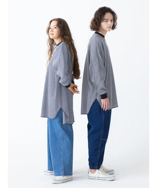 CRAFT STANDARD BOUTIQUE（クラフトスタンダードブティック）の「リサイクルサーマルオーバーL/Sプルオーバー（Tシャツ/カットソー・メンズ・チャコールグレー/オフホワイト/ブラック系その他4/ブルー系その他2・M/L）」の6枚目の写真