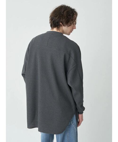 CRAFT STANDARD BOUTIQUE（クラフトスタンダードブティック）の「リサイクルサーマルオーバーL/Sプルオーバー（Tシャツ/カットソー・メンズ・チャコールグレー/オフホワイト/ブラック系その他4/ブルー系その他2・M/L）」の17枚目の写真