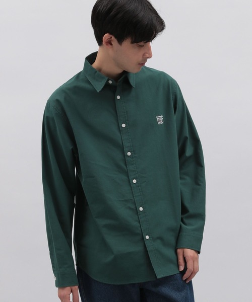LAKOLE（ラコレ）の「ワンポイント刺繍オックスシャツ / 186040（シャツ/ブラウス・メンズ・ホワイト/グリーン/サックスブルー・LARGE/X-LARGE/MEDIUM）」の3枚目の写真