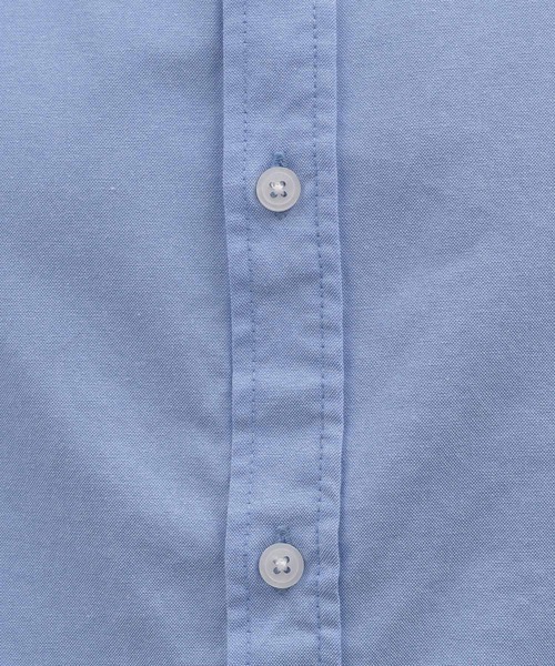 LAKOLE（ラコレ）の「ワンポイント刺繍オックスシャツ / 186040（シャツ/ブラウス・メンズ・ホワイト/グリーン/サックスブルー・LARGE/X-LARGE/MEDIUM）」の14枚目の写真