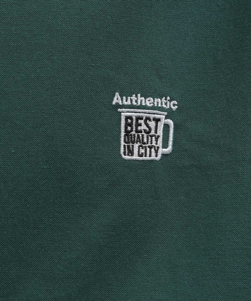 LAKOLE（ラコレ）の「ワンポイント刺繍オックスシャツ / 186040（シャツ/ブラウス・メンズ・ホワイト/グリーン/サックスブルー・LARGE/X-LARGE/MEDIUM）」の15枚目の写真