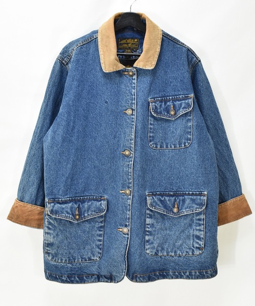 Eddie Bauer（エディーバウアー）の「【ヴィンテージ古着】Eddie Bauer / エディバウアー デニム チョアコート フリースライナー付き（デニムジャケット・メンズ・ブルー・MEDIUM）」の14枚目の写真