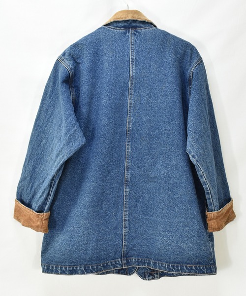 Eddie Bauer（エディーバウアー）の「【ヴィンテージ古着】Eddie Bauer / エディバウアー デニム チョアコート フリースライナー付き（デニムジャケット・メンズ・ブルー・MEDIUM）」の2枚目の写真