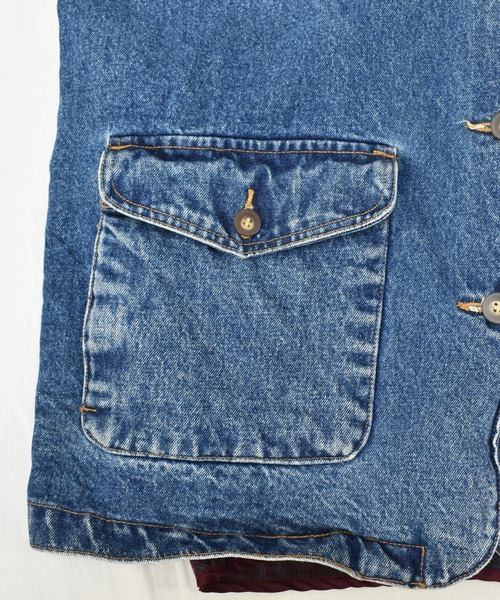 Eddie Bauer（エディーバウアー）の「【ヴィンテージ古着】Eddie Bauer / エディバウアー デニム チョアコート フリースライナー付き（デニムジャケット・メンズ・ブルー・MEDIUM）」の8枚目の写真