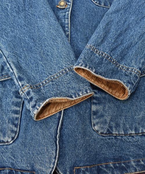 Eddie Bauer（エディーバウアー）の「【ヴィンテージ古着】Eddie Bauer / エディバウアー デニム チョアコート フリースライナー付き（デニムジャケット・メンズ・ブルー・MEDIUM）」の17枚目の写真