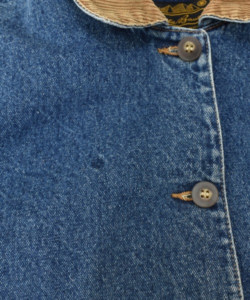 Eddie Bauer（エディーバウアー）の「【ヴィンテージ古着】Eddie Bauer / エディバウアー デニム チョアコート フリースライナー付き（デニムジャケット・メンズ・ブルー・MEDIUM）」の4枚目の写真