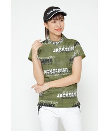 JACK BUNNY!! - ジャックバニー　半袖ハイネックカットソー JACK BUNNY ジャックバニー 2022年 ハイネック 半袖Tシャツ ロゴ