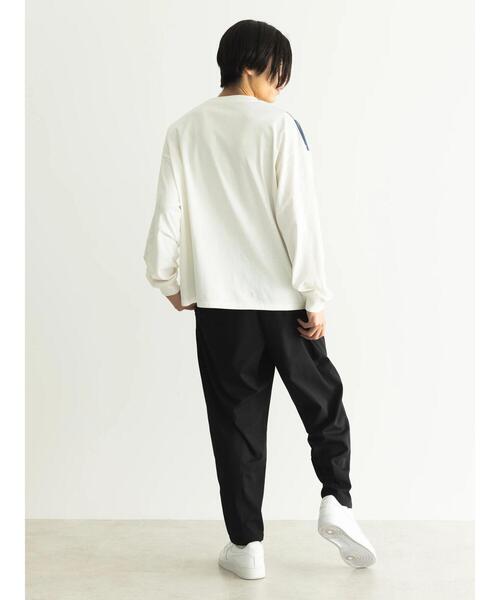 CRAFT STANDARD BOUTIQUE(クラフトスタンダードブティック)の「布帛切り替えL/S TEE-B(Tシャツ/カットソー・メンズ・オフホワイト/ブラウン/ブラック・XL/M/L)」の17枚目の写真