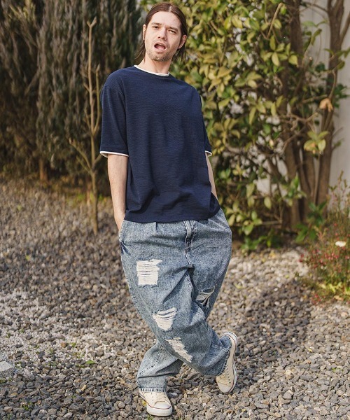 TWW デニム S/M D SQUARED2 SS25 'Supertwinky' jeans (S74LB1676S30872 470) (D
