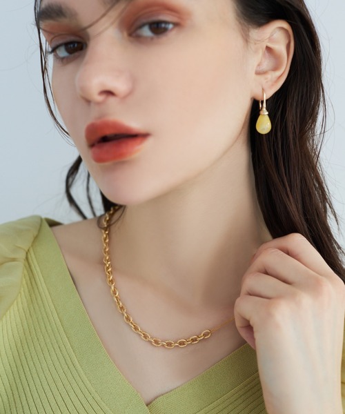 EIMY ISTOIRE（エイミーイストワール）の「アシメチェーンネックレス（ネックレス・レディース・ゴールド・FREE）」の5枚目の写真