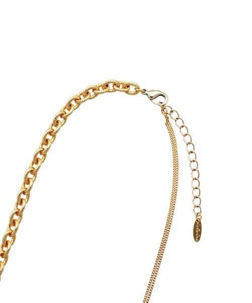 EIMY ISTOIRE（エイミーイストワール）の「アシメチェーンネックレス（ネックレス・レディース・ゴールド・FREE）」の4枚目の写真