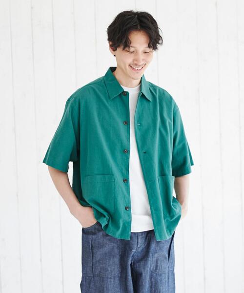 ★EU発*COS*新作*リネンショートスリーブシャツ/PRINTED★ ATショートスリーブシャツ | ARISTRIST