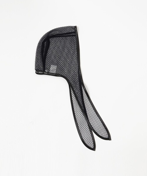 Ray BEAMS（レイビームス）の「Ray BEAMS / メッシュ フーディー（ストール/ショール・レディース・ネイビー/ライトブルー・ONE SIZE）」の12枚目の写真