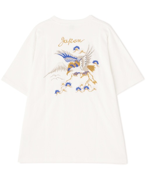 AVIREX（アヴィレックス）の「SOUVENIR POCKET SHORT SLEEVE T-SHIRT / スーベニア ポケット Tシャツ / AVIREX / アヴィレックス（Tシャツ/カットソー・メンズ・ブラック/グリーン/グレー系その他3/ホワイト・2XL/L/M/XL）」の2枚目の写真