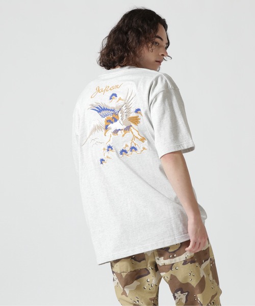AVIREX（アヴィレックス）の「SOUVENIR POCKET SHORT SLEEVE T-SHIRT / スーベニア ポケット Tシャツ / AVIREX / アヴィレックス（Tシャツ/カットソー・メンズ・ブラック/グリーン/グレー系その他3/ホワイト・2XL/L/M/XL）」の21枚目の写真